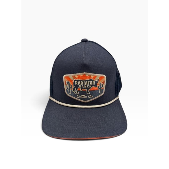 Dale Brisby Other - Dale Brisby Radiator Ranch Cattle Co Trucker Hat Navy Blue Rodeo Time Snapback